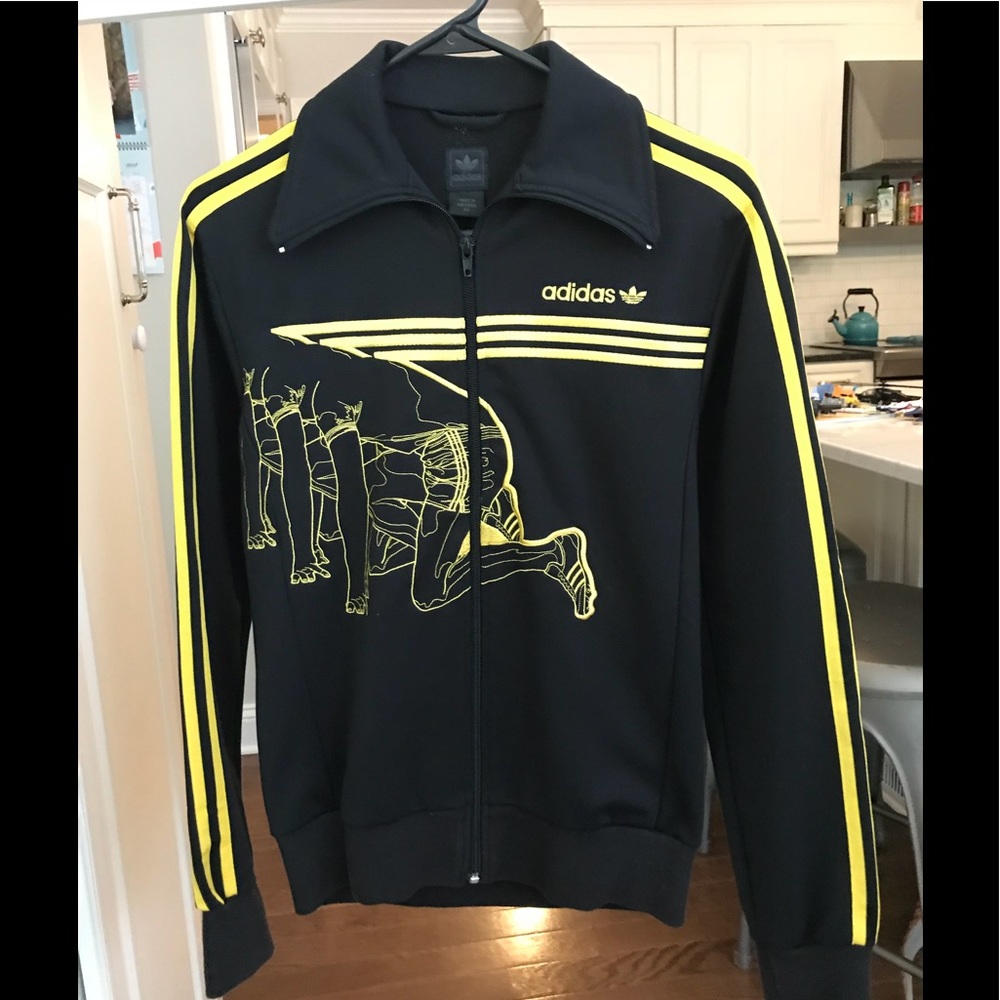 Adidas Vintage Trefoil Firebird Embroidered Jacket